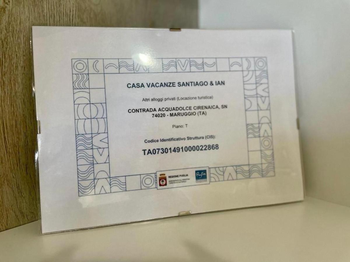 Casa Vacanze Santiago E Ian Maruggio Eksteriør billede
